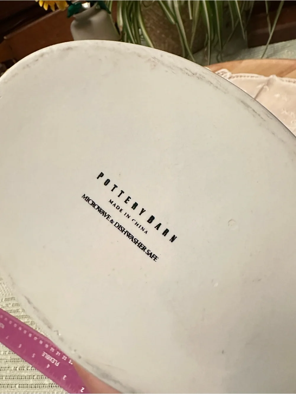 Vintage 90s Pottery Barn Club Blue Oval Casserole Baking Dish